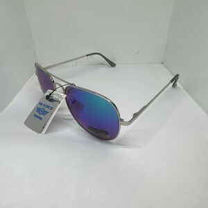 Aviator Style Mirrored Sunglasses UV400 Protection Unisex